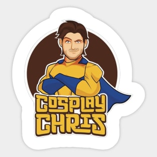 Cosplay Chris logo Sticker